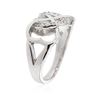 Image 7 : 14KT White Gold 0.17 ctw Diamond Ring