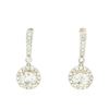 Image 3 : 14KT White Gold 1.55 ctw Diamond Earrings