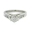 Image 3 : Platinum 1.14 ctw Diamond Ring