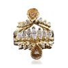 Image 3 : 14KT Yellow Gold 1.25 ctw Diamond Fashion Ring