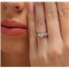 Image 1 : 14KT White Gold 0.75 ctw Diamond Ring