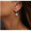 Image 1 : 14KT White Gold 2.66 ctw Diamond Earrings