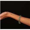 Image 2 : 14KT Yellow Gold 23.37 ctw Emerald and Diamond Bracelet