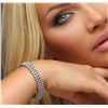 Image 1 : 14KT White Gold 7.65 ctw Diamond Bracelet
