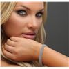 Image 5 : 14KT White Gold 7.65 ctw Diamond Bracelet