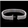 Image 7 : 14KT White Gold 7.65 ctw Diamond Bracelet