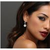 Image 2 : 14KT White Gold 2.26 ctw Diamond Earrings
