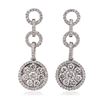 Image 3 : 14KT White Gold 2.26 ctw Diamond Earrings