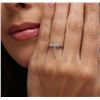 Image 2 : 14KT White Gold 0.15 ctw Diamond Ring
