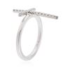 Image 7 : 14KT White Gold 0.15 ctw Diamond Ring