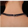Image 5 : 14KT White Gold 85.76 ctw Sapphire Necklace