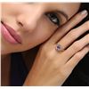 Image 5 : 14KT Rose Gold 0.96 ctw Tanzanite and Diamond Ring
