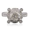 Image 3 : 18KT White Gold 3.13 ctw Diamond Ring