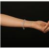 Image 5 : 14KT White Gold 5.49 ctw Diamond Tennis Bracelet