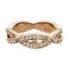 Image 1 : 14KT Rose Gold 0.39 ctw Diamond Ring