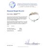 Image 4 : 14KT White Gold 13.56 ctw Diamond Bangle Bracelet