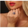 Image 1 : 14KT White Gold 3.86 ctw Tanzanite and Diamond Ring