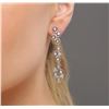 Image 1 : 14KT White Gold 0.66 ctw Diamond Earrings