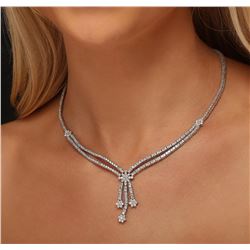 14KT White Gold 4.90 ctw Diamond Necklace