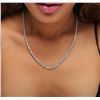 Image 1 : 14KT White Gold 14.03 ctw Diamond Necklace