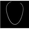 Image 3 : 14KT White Gold 14.03 ctw Diamond Necklace