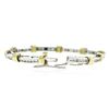 Image 6 : 18KT Two Tone Gold 1.85 ctw Diamond Tennis Bracelet