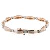 Image 4 : 14KT Two-Tone Gold 0.67 ctw Diamond Bracelet