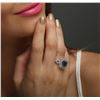 Image 6 : 18KT White Gold 3.33 ctw Tanzanite and Diamond Ring