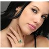 Image 6 : 14KT Yellow Gold 2.79 ctw Emerald and Diamond Ring