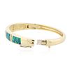Image 6 : 14KT Yellow Gold 0.47 ctw Diamond Bangle