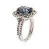 Image 6 : 14KT White Gold 4.77 ctw Tanzanite and Diamond Ring