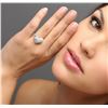Image 2 : 14KT White Gold 1.01 ctw Diamond Ring