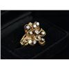 Image 3 : 14kt Gold Ring with 1.25ctw (10) Diamonds