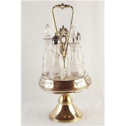 American early 20th cent. Cruet set