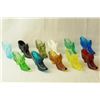 Image 2 : Glass slipper collection - mostly Fenton