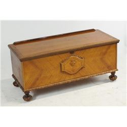 Roos cedar lined walnut blanket chest
