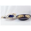 Image 6 : Porcelain cobalt & gold German bowls, cup & saucer