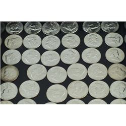 78 Franklin BU half dollars 1957-1962