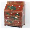 Image 6 : Chinoiserie Baker drop front desk/bookcase