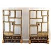 Image 1 : Pair Antique Chinese miniature table displays