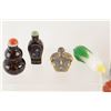 Image 3 : Assorted snuff bottles - porcelain, stone, lacquer