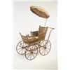 Image 1 : 19th cent American wicker baby buggy