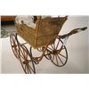 Image 8 : 19th cent American wicker baby buggy