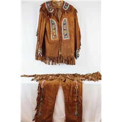 Beaded "Redman Society" Wild West Show Suit