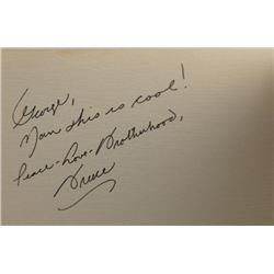 Bruce Lee's Korean Karate book with dedication