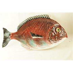 Majolica fish platter - (Portugal)