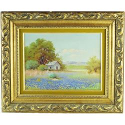 Robert Wood 12"x16" oil on board landscape