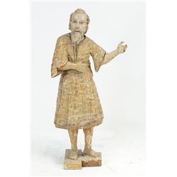 Early 19th cent. Spanish Colonial 49" Santo