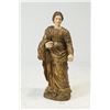 Image 1 : 19th cent. Wood carved Statue - 32" h