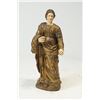 Image 2 : 19th cent. Wood carved Statue - 32" h